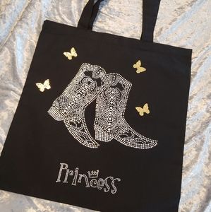 Blingy Boots Tote Bag